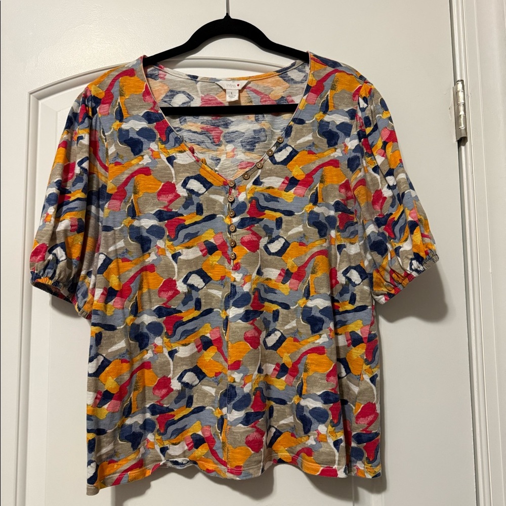 Multi colored top